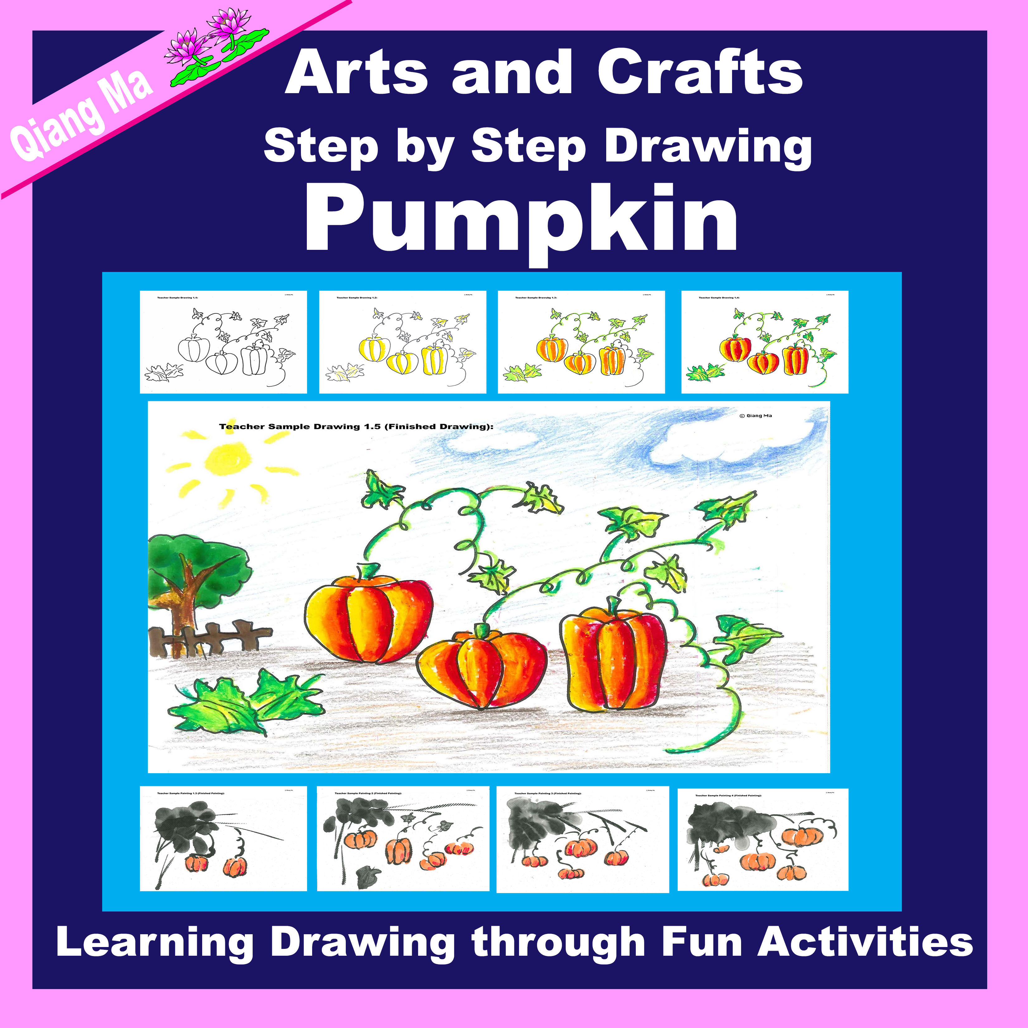 Arts and Crafts: Pumpkin Drawing